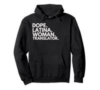 Dope Mujer Latina Traductora Herencia Latina Orgullo Hispano Sudadera con Capucha