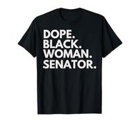 Dope Mujer Negra Senadora Empoderada Mes de la Historia Negra Camiseta