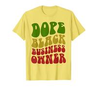 DOPE NEGRO PROPIETARIO DE NEGOCIOS Futuro Empresario Afro Niña Niños Camiseta
