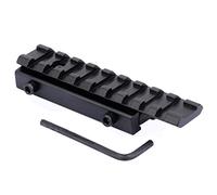 Dophee 11 mm a 20 mm de Cola de Milano Picatinny del tejedor del Adaptador de extensión del Carril del Montaje del Alcance Base