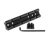 Dophee La Caza de 20 mm Ajustable tejedor Picatinny Rail Adaptador convertidor Base del Montaje del Alcance