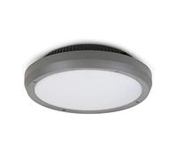 Dopo Lighting - Aplique de pared DELFI, ø30 cm, exterior, tecnopolimero, LED SMD, 12,5W, 1150lm, 4K, 30.000 horas, IP65- ilumina terrazas, balcones, pasillos y/o entradas