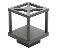 Dopo Lighting - Baliza de exterior ARLEN (H.23 cm) uso exterior IP54, Baliza de jardín para exterior en aluminio ideal para caminos, terrazas, senderos o cualquier zona exterior, antracita