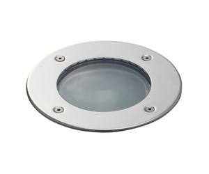 Dopo Lighting - Empotrable de suelo WALKER redondo inox portalámpara E27, exterior IP67. Encastrable ideal para zonas de paso, terrazas o patios.