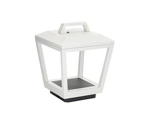 Dopo Lighting - Lámpara Baliza Sobremuro BLED Antracita LED SMD Portátil Recargable con IP54 para Exterior, Terrazas, Porches y Jardín