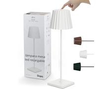 DOPO LIGHTING - lampara mesa inalambrica LITTA exterior y interior IP54, lampara mesa led recargable - SMD 2,2W - lampara de mesa sin cable - lampara inalambrica - lamparas sin cables - table lamp