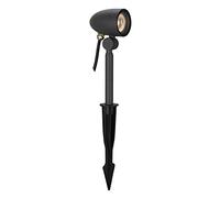 DOPO LIGHTING - Proyector con piqueta ARAMO antracita portalámpara GU10 exterior IP54. Ideal para iluminar y destacar zonas ajardinadas.