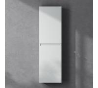 doporro Mueble Lateral de baño Mueble Alto Estrecho Estante Colgante de baño 35x20x120cm en Blanco Verona