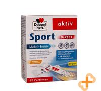 DOPPELHERZ Aktiv Deporte Directo Magnesio 300 Calcio Cinc Vitamina B 20 Bolsitas
