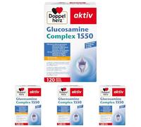 Doppelherz aktiv Glucosamine Complex 1550 (Paquete de 4)