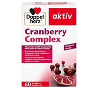 Doppelherz Cranberry Complex - Vitamina C, zinc y selenio como contribución al funcionamiento normal del sistema inmunitario - 60 cápsulas