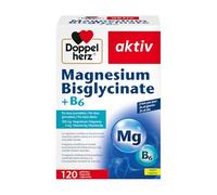 Doppelherz Magnesium Bisglycinate + B6 - Fórmula de alta biodisponibilidad y bien tolerada para músculos, sistema nervioso y metabolismo energético