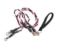 Doppelhundeleine - 4.92 Feet Gepolstert Robuste Leine, Kabel Geteilte Laufleine | Für 2 Hunde, Kleine Und Mittlere Rassen, Outdoor Garten Park Spaziergang Camping Und Training Use