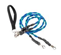 Doppelhundeleine - 4.92 Feet Gepolstert Robuste Leine, Kabel Geteilte Laufleine | Für 2 Hunde, Kleine Und Mittlere Rassen, Outdoor Garten Park Spaziergang Camping Und Training Use
