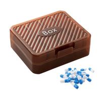 Doppellagiger Pillen-Organizer, Tragbares Tägliches Pillenetui, Geteilte, Tragbare Pillenbehälter Mit 24 Fächern, Staubdichter Wöchentlicher Pillen-Organizer Für Die Reise