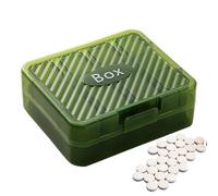 Doppellagiger Pillen-Organizer, Tragbares Tägliches Pillenetui, Geteilte, Tragbare Pillenbehälter Mit 24 Fächern, Staubdichter Wöchentlicher Pillen-Organizer Für Die Reise