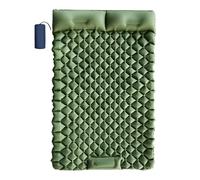 Doppelte Isomatte, Campingmatratze para 2 personas | Wander-Luftmatratze Mit Kissen | Integrierte Fußpumpe, Leichte Für Rucksackreisen, Wandern, Reisen, Zelten