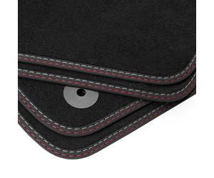 Doppelziernaht Alfombrillas Apto para Mercedes Clase-C W206/S206 Desde Año Fab.