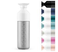 Dopper Insulated 580ml Silver Cantimplora Termo - Botella aislada al vacío de doble pared, a prueba de fugas, 9 horas calientes y frías 24 horas - Botella de acero inoxidable - Taza termo - Taza de