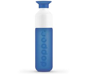Dopper Original Pacific Blue Botella Agua 450ml - Botella deportiva - 100% reciclable, libre de BPA - Reutilizable adecuada para el deporte, el fitness, el aire libre, la escuela y la oficina.