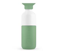 Dopper Steel Fresh Green Botella de agua de acero inoxidable, 350 ml, sin BPA, acero inoxidable 18/8, a prueba de fugas, botella deportiva para deportes, exterior y oficina