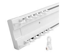 Doppio Binario Tende Divisorio Scorrevole 100 cm - Aste per Tende da Soffitto, Adatto per Soggiorno e Camera da Letto, Opzioni 70-300 cm, fácil instalación y diseño elegante