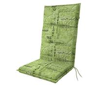 Doppler Cojín para Silla Alta Spot - Cojín para Silla de jardín - Verde Love - Aprox. 119x48x5cm