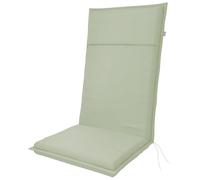Doppler Cojín para Silla de Respaldo Alto Life 119x48x4cm - con 4cm de Acolchado | Alto con Cinta de sujeción para el Respaldo y Cintas de Atar | Resistente a los Rayos UV