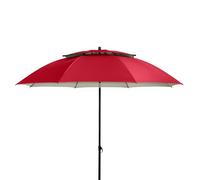 Doppler derby Sombrilla de 200 cm, sombrilla para playa, balcón y terraza, altura regulable, con protección UV, sombrilla plegable, para playa y piscina al aire libre