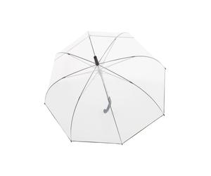 Doppler Fiber Nizza Long AC Paraguas de palo 88 cm transparente
