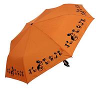 Doppler Mini paraguas de bolsillo automático Cats - Naranja, naranja, 98 cm