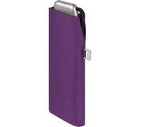 Doppler Paraguas de bolsillo de acero al carbono Slim Uni - formato práctico - ligero - 22 cm, morado, 90 cm