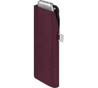 Doppler Paraguas de bolsillo de acero al carbono Slim Uni - formato práctico - ligero - 22 cm, Royal Berry - Protección UV, 90 cm