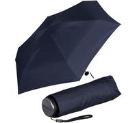 Doppler Paraguas de bolsillo Super Mini Fiber Compact, ligero y pequeño, azul marino, 92 cm, Moderno