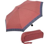 Doppler Paraguas de bolsillo supermini, pequeño y ligero, estilo de vida, rojo, 91 cm