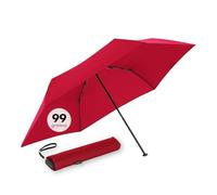 Doppler Paraguas de bolsillo Zero 99 Flat I Ultra Ligero Paraguas I Pequeño Mini Paraguas I Fácil de Abrir I Plano y Compacto I Paraguas de bolsillo resistente al viento
