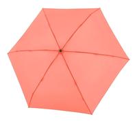 Doppler Super Mini Fiber Compact - Paraguas de Bolsillo Ligero y pequeño, Coral neón, 92 cm, Moderno, cómodo