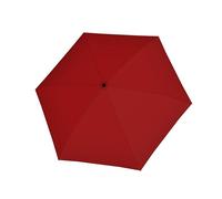 Doppler paraguas Zero Large en rojo sencillo | ultraligero, de bolsillo con apertura de mano, con bolsa, compacto y ligero, a prueba de tormentas