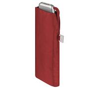 doppler Pocket Paraguas Carbonsteel Slim Uni - Tamaño práctico - Muy Ligero - 22 cm - Rojo