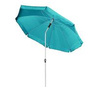 Doppler Sombrilla Active Auto Tilt Ø 200 cm: cómodo sistema automático deslizante, altura regulable, protección UV FPS 50+, poliéster resistente a la intemperie