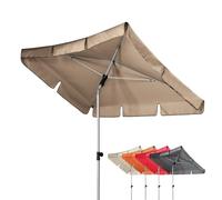 Doppler Sombrilla de jardín cuadrada Active Auto Tilt 180 x 120 cm: cómodo sistema automático deslizante, altura regulable, protección UV FPS 50+, poliéster resistente a la intemperie