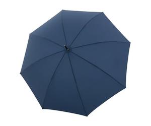 Doppler Superstrong Long Gran Paraguas Caña Automática, Azul Marino | Paraguas de caña grande automático con lienzo de aproximadamente 110 cm, protección generosa y asa cómoda
