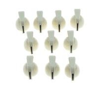 Dopro 10 x mini guitarra amplificador amplificador pedal de cabeza de pollo perillas blanco
