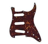 Dopro 11 Agujero Vintage 62 Strat ST SSS Pastillas de bobina única Guitarra Golpeador Placa de rasguño con tornillos para American FD 62 Stratocaster Vintage Tortoise