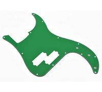 Dopro 13 Agujeros Precision Bass Pickguard PB P Scratch Plate para USA/Mexicano FD Verde 3 Capas