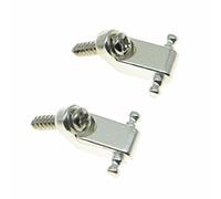 Dopro 2 guías de retención de cuerdas de guitarra para Fender American Strat Tele Guitarras Chrome