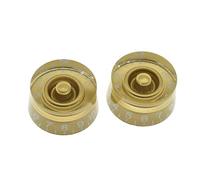 Dopro 2 pomos de marcación rápida para guitarra LP de Estados Unidos (imperial), 24 ranuras finas para ollas Les Paul/CTS, color dorado