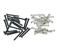 Dopro - 20 tornillos de altura de hilo métrico e imperial de Estados Unidos