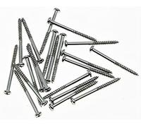Dopro 20 tornillos de montaje cromados para pastillas, de precisión P, bajo, Jazz J Bass o P90