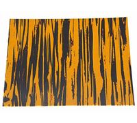 Dopro 25 x 20 cm Tawny Stripe guitarra acústica autoadhesiva placa de rasguño hoja de material golpeador